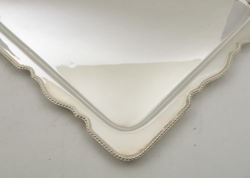 Fabulous Edwardian silver plated Oblong Serving Tray - circa 1905