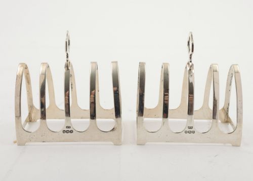 A Nice pair of Silver Toast racks - Sheffield 1940
