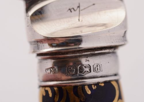 Lovely China Handled Cake Knife- Sheffield 1921