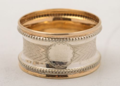 Fabulous Set of 10 Spanish Silver Napkin Rings - circa 1920