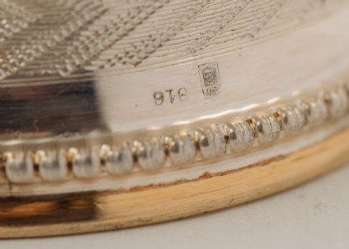 Fabulous Set of 10 Spanish Silver Napkin Rings - circa 1920