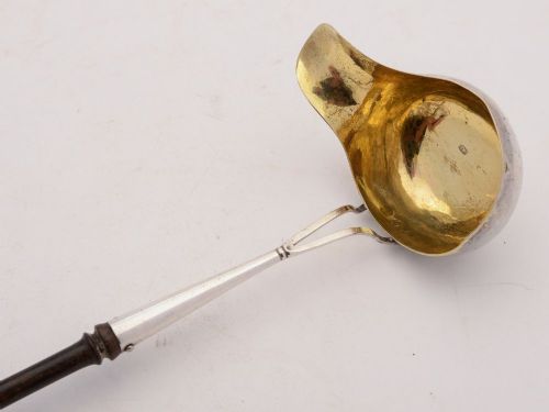 Nice German Silver Punch Ladle - circa 1780