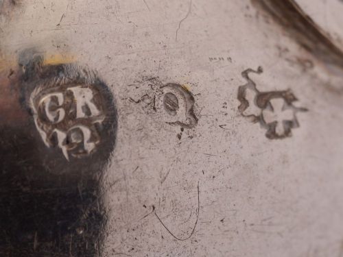 Nice German Silver Punch Ladle - circa 1780