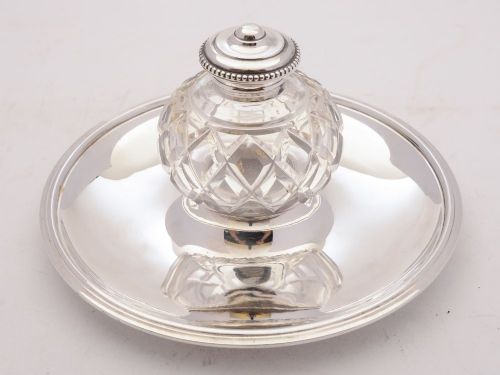 Lovely Edwardian Elkington Ink Stand - circa 1910