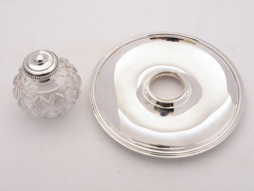 Lovely Edwardian Elkington Ink Stand - circa 1910