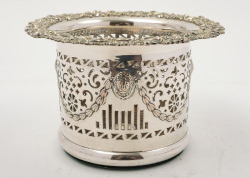 Nice Victorian Bottle Coaster - circa 1880