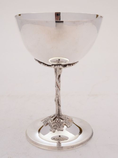 Fabulous Silver Plated Wine Goblet - circa 1900