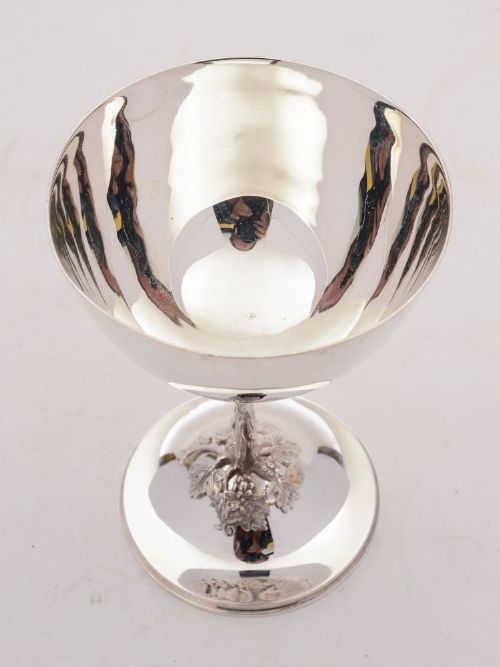 Fabulous Silver Plated Wine Goblet - circa 1900