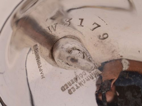 Fabulous Silver Plated Wine Goblet - circa 1900