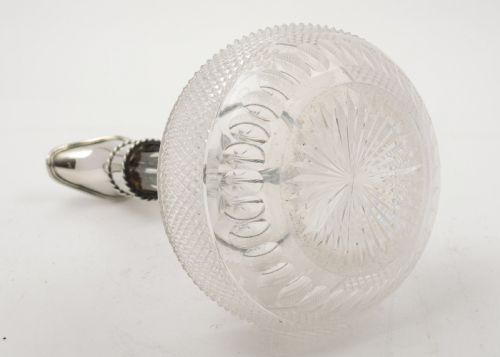 Elegant Edwardian Glass Claret Jug - circa 1905