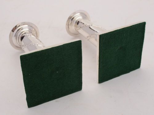 Beautiful Pair of Edwardian Silver Plated Candle Sticks - circa 1905