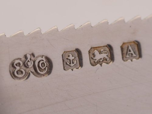 Lovely Silver bladed Cake Knife - Birmingham 1925