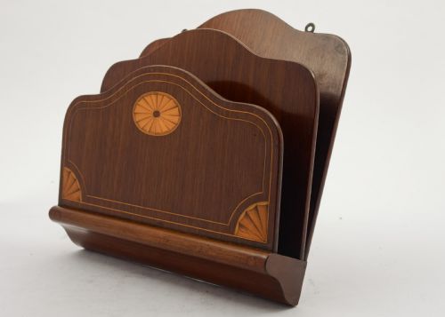 Stunning Edwardian Mahogany Paper/Document Rack - circa 1905