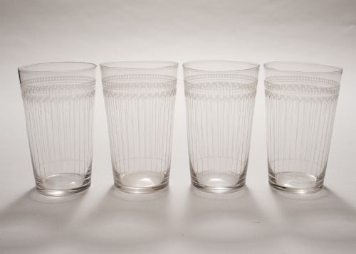 Super set of Four Edwardian Pint Tumblers - circa 1905