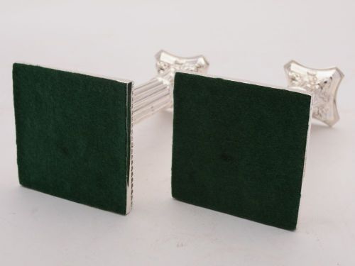 Pair of Elegant Silver Plated Edwardian Candlesticks - circa 1905