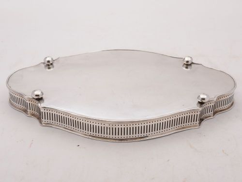 Gorgeous Edwardian Silver Plated Drinks Tray - circa 1905