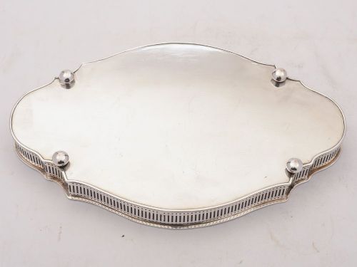 Gorgeous Edwardian Silver Plated Drinks Tray - circa 1905