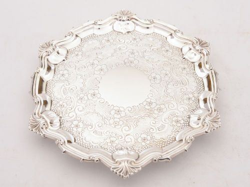 Gorgeous Edwardian Silver Plated Salver/Tray - circa 1905