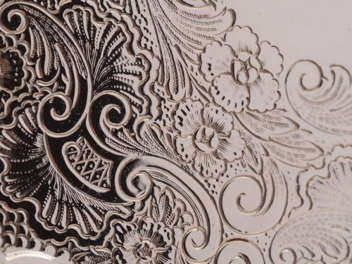 Gorgeous Edwardian Silver Plated Salver/Tray - circa 1905