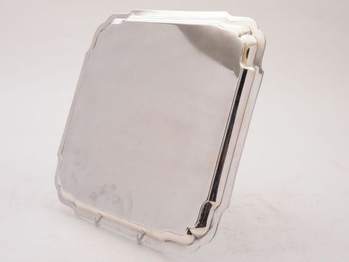 Super Silver Plated Square Salver/Tray - 1923
