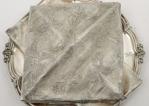 Rare & Fabulous Silver Plated Victorian Napkin Box - circa 1860