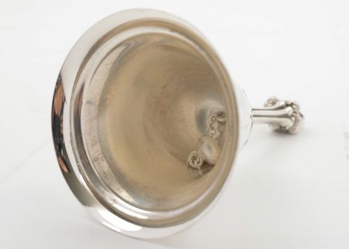 Unusual Edwardian Silver Plated Table Bell - circa 1905