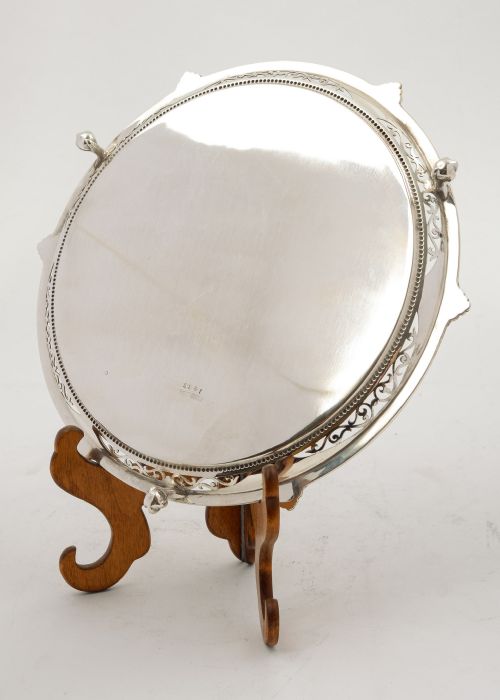 Pretty Victorian Silver Plated Salver - circa 1890