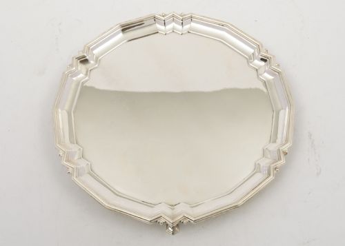 Lovely Art Deco Silver Plated Salver/Tray - circa 1930