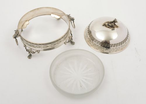 Unusual Victorian Silver Plated Butter Dish - circa 1890