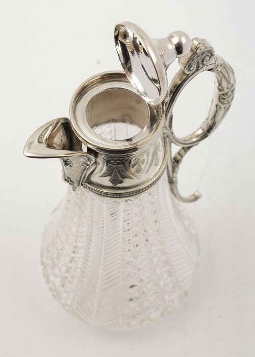 Lovely Victorian Cut Glass Claret Jug - circa 1890