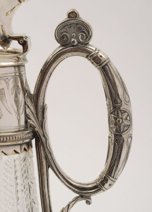 Lovely Victorian Cut Glass Claret Jug - circa 1890