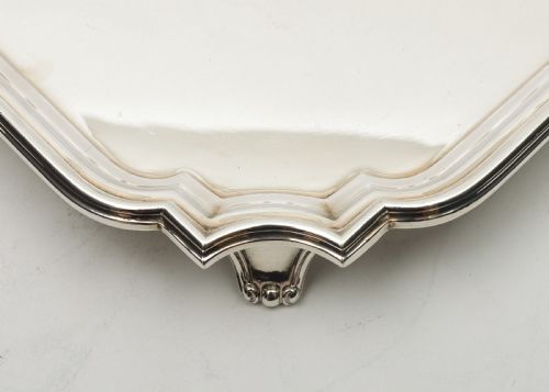 Lovely Art Deco Silver Plated Salver - circa 1930