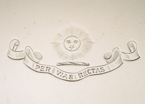 Lovely Victorian Irish Silver Plated Tray - circa 1880