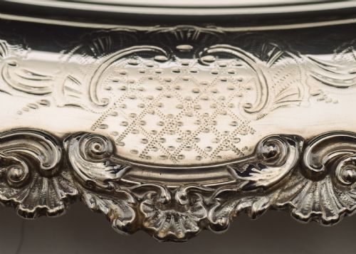 Lovely Victorian Irish Silver Plated Tray - circa 1880