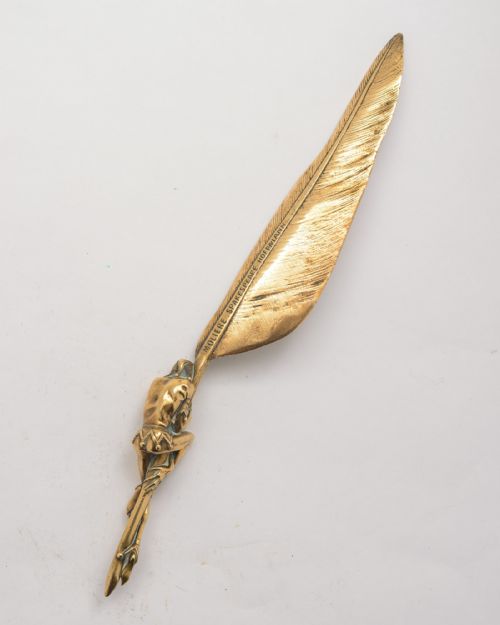 Fabulous French Cast Bronze Paper Knife - circa 1880