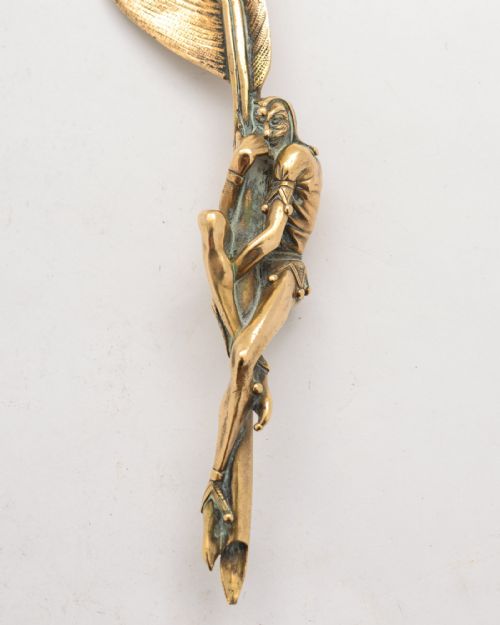 Fabulous French Cast Bronze Paper Knife - circa 1880