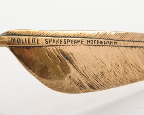 Fabulous French Cast Bronze Paper Knife - circa 1880