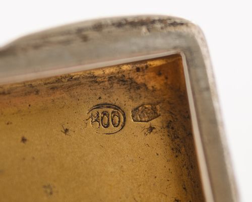 Superb Italian 800 Silver Cigarette Case - circa 1930