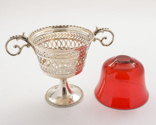 Pretty Edwardian Silver Plated Sugar Bowl - circa 1905