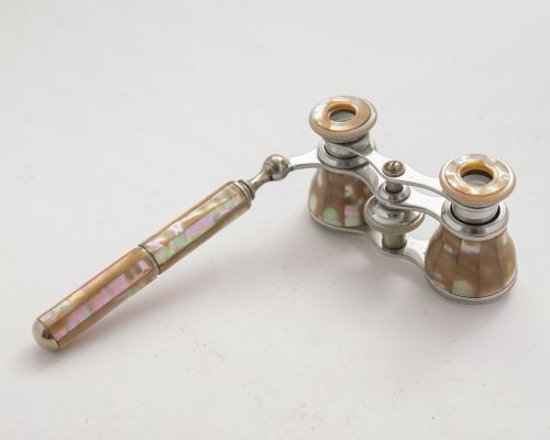 Lovely Pair Mother of Pearl Opera Glasses - circa 1920