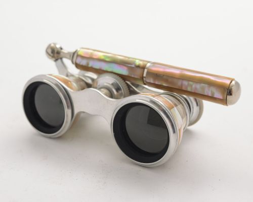 Lovely Pair Mother of Pearl Opera Glasses - circa 1920