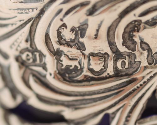 Gorgeous Pair Victorian Silver Posey Vases - London 1899