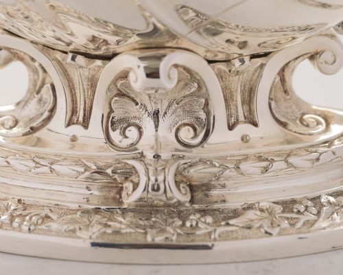 Super Victorian Silver Plated Spoon Warmer - circa 1880