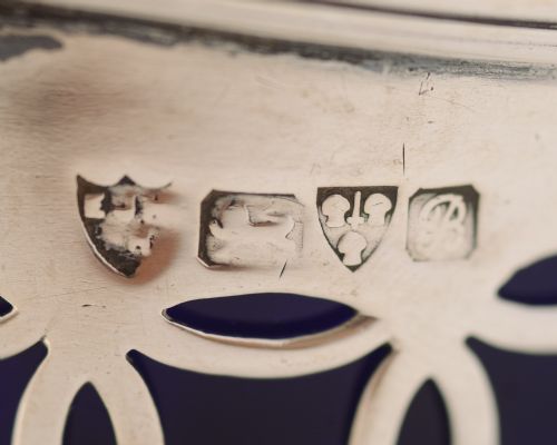 Nice Edwardian Silver Mustard Pot - Chester 1902