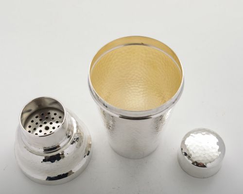 Lovely Art Deco Silver plated Harrods Cocktail Shaker - circa 1930