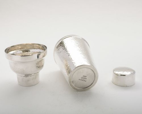 Lovely Art Deco Silver plated Harrods Cocktail Shaker - circa 1930