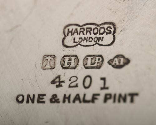 Lovely Art Deco Silver plated Harrods Cocktail Shaker - circa 1930