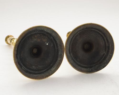 Lovely Pair of Brass Open Twist Candlesticks - circa 1920