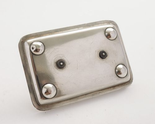 Nice Edwardian Silver Cigar Rest/ Ashtray - London 1901