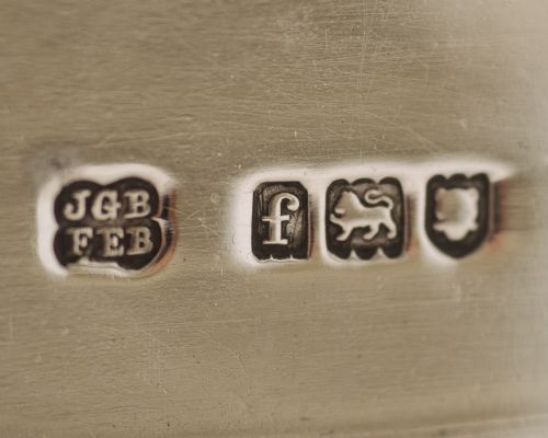 Nice Edwardian Silver Cigar Rest/ Ashtray - London 1901